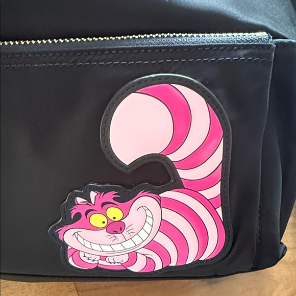 Kate Spade Disney Cheshire Cat Black Backpack - Picture 6 of 8